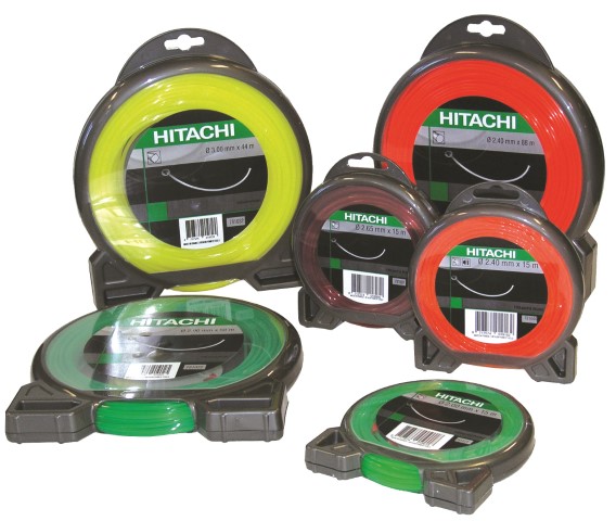 HITACHI - NYLON LINE. GREEN. ROUND 2.00MM X 15M. 54GR 
